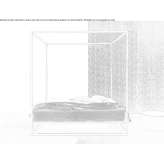 Bed with a brass canopy Malonty