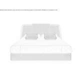 King size bed upholstered in velvet Dunleer