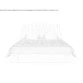 King size bed upholstered in leather Dunleer