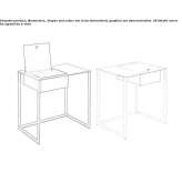 Bedside table with drawers Casto
