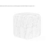 Square marble bedside table Woolde