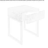 Square OSB bedside table with drawers Betley