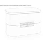 Leather bedside table with drawers Muszyna