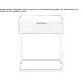 Bedside table with drawers Licques