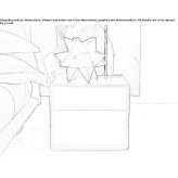 Rectangular bedside table with drawers Luminis