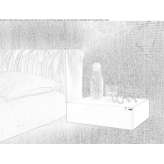 Bedside table mounted to the wall Nacuche