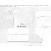 Bedside table mounted to the wall Nacuche