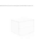 Bedside table with drawers Derac