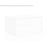 Wooden bedside table with drawers Carnwath