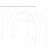 Rectangular walnut bedside table with drawers Acos