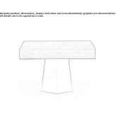 Wooden bedside table Cacique