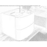 Bedside table with drawers Planada