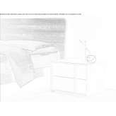 Bedside table with drawers Shotwick