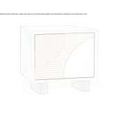 Square MDF bedside table Camborne
