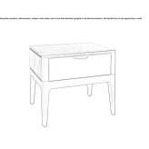 Bedside table Vodskov