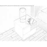 Bedside table with drawers Szerencs