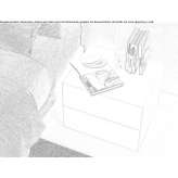 Bedside table with drawers Tczow