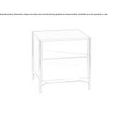Bedside table with drawers Euxton