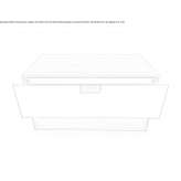 Bedside table with drawers Holguera