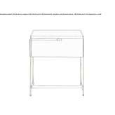 Bedside table with drawers Zena