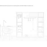 Built-in wardrobe made of steel and wood Parre
