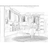 Custom-made sectional wardrobe Bousse