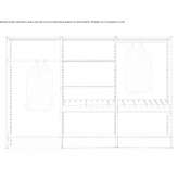 Custom-made metal wardrobe Newton