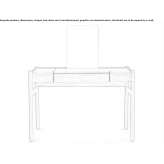 Oak dressing table Reine