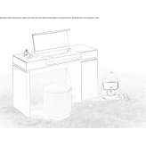 Wooden dressing table Carja