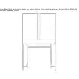 Wooden veneer dressing table Woodway