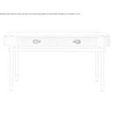 Wooden dressing table Chaville