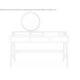Wooden dressing table Schertz