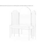 Oak dressing table Morance