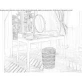 Wooden dressing table Corongo