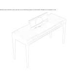 Wooden dressing table Quitupan