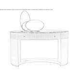 Vanity table Zena