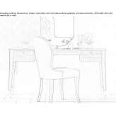 Wooden dressing table Nauroth