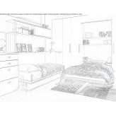 Folding bed Kunzak