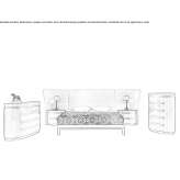 Wooden bedroom set Barla