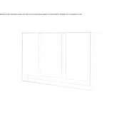 Rectangular mirror with a cabinet Usagre