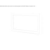 Rectangular mirror hanging in a frame Usagre