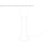 Halogen table lamp Rusovce