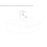 Ceramic washbasin for children Stanwick