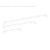 Brass Bridge furniture handle Amancy