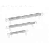 Brass Bridge furniture handle Veneta