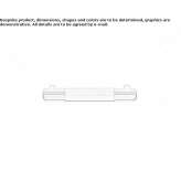 Bridge furniture handle made of stainless steel Shap