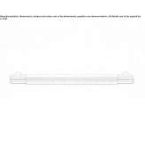 Bridge furniture handle made of stainless steel Channing