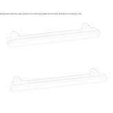 Brass Bridge furniture handle Arles