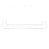 Furniture handle in black, satin PVD Adrados