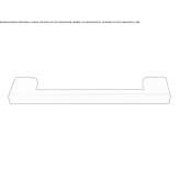 Bridge aluminum furniture handle Ceuti